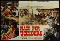 8e407 BORN TO KILL Italian photobusta '67 Antonio Mollica directed spaghetti western!