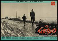 8e461 OUTCRY Italian photobusta '62 Michelangelo Antonioni's Il Grido, Steve Cochran!