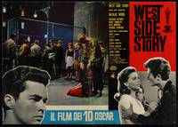8e484 WEST SIDE STORY Italian photobusta '62 Academy Award winning classic musical, Natalie Wood!