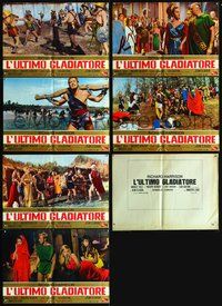 8e367 MESSALINA VS. THE SON OF HERCULES 6 Italian photobusta '64 Umberto Lenzi, L'Ultimo gladiatore