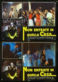 8e394 PROM NIGHT 2 Italian photobustas '80 Jamie Lee Curtis, teen slasher horror!