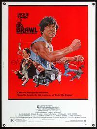 8f406 BIG BRAWL 30x40 '80 early Jackie Chan, violent art, a martial arts fight to the finish!