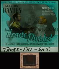 8g051 HEARTS DIVIDED glass slide '36 Marion Davies, Dick Powell, Claude Rains as Napoleon!