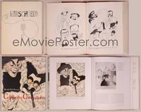 8g010 LOT OF CELEBRITY CARICATURE HARDCOVER BOOKS 2 books '79, '98, lots of art by Al Hirschfeld!