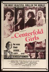 8h173 CENTERFOLD GIRLS 1sh '74 the most beautiful girls in the world!