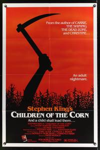 8h178 CHILDREN OF THE CORN 1sh '83 Stephen King horror, and a child shall lead them!