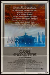 8h203 CLOSE ENCOUNTERS OF THE THIRD KIND S.E. 1sh '80 Steven Spielberg's classic with new scenes!