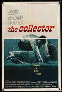 8h209 COLLECTOR 1sh '65 art of Terence Stamp & Samantha Eggar, William Wyler directed!