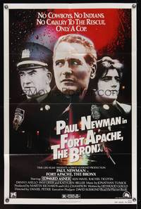 8h378 FORT APACHE THE BRONX 1sh '81 Paul Newman, Edward Asner & Ken Wahl as New York City cops!
