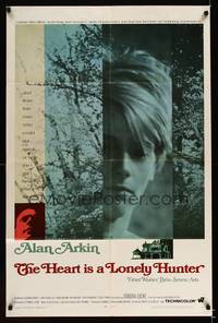 8h464 HEART IS A LONELY HUNTER 1sh '68 Alan Arkin in a sensitive story of innocence lost!