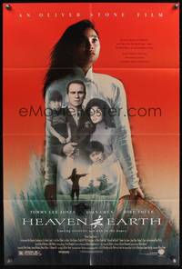 8h467 HEAVEN & EARTH 1sh '93 Tommy Lee Jones, Joan Chen, Oliver Stone