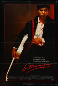 8h574 LA BAMBA 1sh '87 rock and roll, Lou Diamond Phillips as Ritchie Valens!