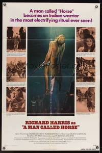 8h614 MAN CALLED HORSE 1sh '70 Richard Harris becomes Sioux Native American Indian warrior!