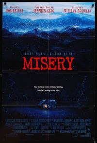 8h652 MISERY int'l signed 1sh '90 by Kathy Bates, from Stephen King novel!
