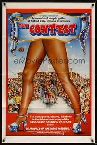 8h653 MISS NUDE AMERICA 1sh '76 The Contest, 90 minutes of American madness!