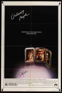 8h717 ORDINARY PEOPLE signed 1sh '80 by Timothy Hutton, directed by Robert Redford!