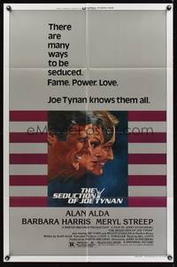 8h808 SEDUCTION OF JOE TYNAN 1sh '79 Tanenbaum art of Alan Alda, Barbara Harris, Meryl Streep!