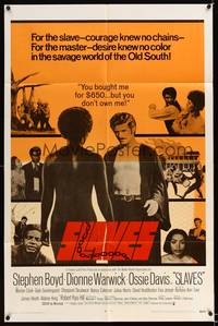 8h847 SLAVES 1sh '69 Stephen Boyd bought Dionne Warwick for $650, but she owned him!