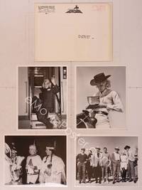 8k188 CHEYENNE AUTUMN presskit '64 John Ford, 16 cool candids of the cast doing publicity!