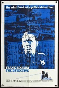 8m175 DETECTIVE 1sh '68 Frank Sinatra as gritty New York City cop, an adult look at police!