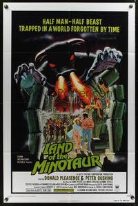 8m178 DEVIL'S MEN 1sh '76 Land of the Minotaur, Robert Tanenbaum fantasy monster art!