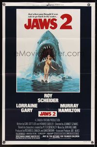 8m400 JAWS 2 1sh '78 just when you thought it was safe to go back in the water!