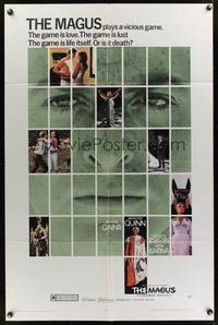 8m482 MAGUS 1sh '69 Michael Caine, Anthony Quinn, Candice Bergen, Anna Karina, the game is life!