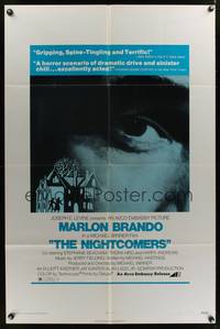 8m570 NIGHTCOMERS 1sh '72 Marlon Brando, Michael Winner English horror!