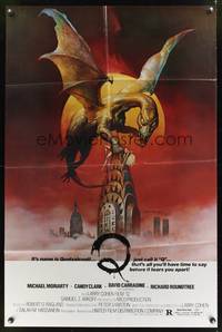 8m664 Q 1sh '82 great Boris Vallejo fantasy artwork of the winged serpent Quetzalcoatl!