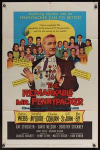 8m675 REMARKABLE MR. PENNYPACKER 1sh '59 Clifton Webb, he can do it better than anyone!