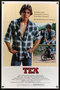 8m812 TEX 1sh '82 young Matt Dillon, Meg Tilly & Emilio Estevez, from S.E. Hinton's novel!