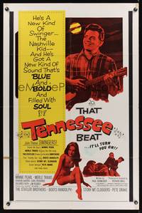 8m817 THAT TENNESSEE BEAT 1sh '66 Merle Travis is the Nashville Kid, country music!