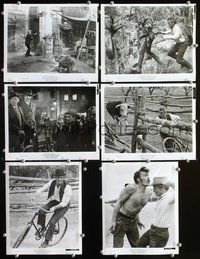 8p547 BUTCH CASSIDY & THE SUNDANCE KID 6 8x10s '69 great images of Paul Newman & Robert Redford!