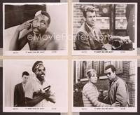 8p501 IT WON'T RUB OFF, BABY 7 8x10 stills '67 Dick Gregory, Don Murray, interracial love!