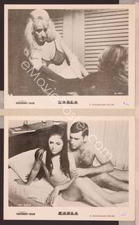 8p731 KARLA 2 8x10 stills '69 Joe Sarno sexploitation, Suzan Thomas, filmed in passionate color!