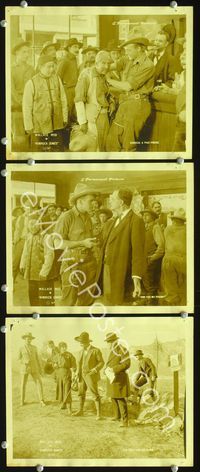 8p691 RIMROCK JONES 3 8x10 LCs '18 tough guy Wallace Reid, directed by Donald Crisp!