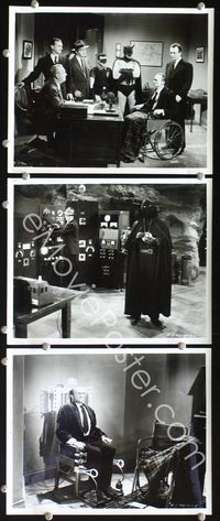 8p682 NEW ADVENTURES OF BATMAN & ROBIN 3 8x10s '49 Robert Lowery & John Duncan in costume!