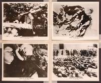 8p439 SECRETS OF THE NAZI CRIMINALS 9 8x10 stills '56 Krigsforbrytare, Mein Kampf II, disturbing!