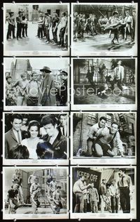 8p482 WEST SIDE STORY 8 8x10s '61 Natalie Wood, Richard Beymer, Tamblyn, classic musical!