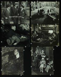 8p574 WOMAN IN THE WINDOW 6 key book stills '44 Fritz Lang, Edward G. Robinson, Raymond Massey