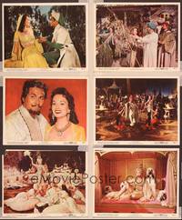 8p067 KISMET 6 color 8x10 stills '56 Howard Keel, Ann Blyth, ecstasy of song, spectacle & love!