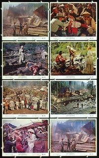 8p038 PAINT YOUR WAGON 8 color 8x10s '69 Clint Eastwood, Lee Marvin, Jean Seberg, Ray Walston