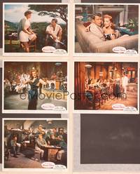 8p082 REVOLT OF MAMIE STOVER 5 color 8x10 stills '56 sexy Jane Russell, Richard Egan, Joan Leslie