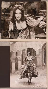 8p307 TAMING OF THE SHREW 2 English 8x10 stills '67 two great images of sexy Elizabeth Taylor!