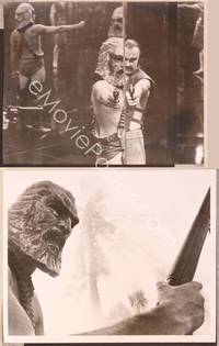 8p310 ZARDOZ 2 English 8x10 stills '74 Sean Connery has seen the future and it doesn't work!