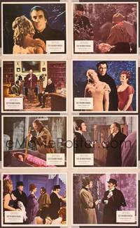 8p342 TASTE THE BLOOD OF DRACULA 8 English FOH LCs '70 vampire Christopher Lee!