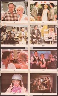 8p137 ALL NIGHT LONG 8 8x10 mini LCs '81 Barbra Streisand, Gene Hackman, Diane Ladd, Dennis Quaid