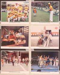 8p253 BAD NEWS BEARS GO TO JAPAN 6 8x10 mini LCs '78 Tony Curtis coaches baseball!