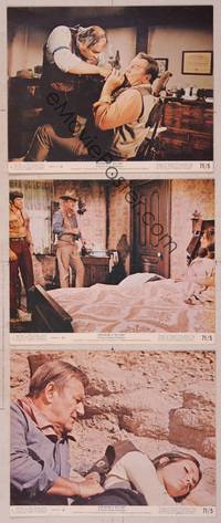 8p271 RIO LOBO 3 8x10 mini LCs '71 directed by Howard Hawks, cowboy John Wayne, Jennifer O'Neill