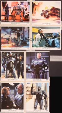 8p212 ROBOCOP 2 8 8x10 int'l mini LCs '90 close up of cyborg policeman Peter Weller, sci-fi sequel!